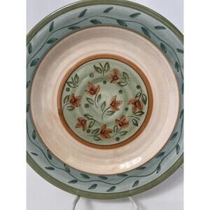 Culinary Arts Julie Ingleman Designs Painted Stoneware Plate 11"  Discontinued